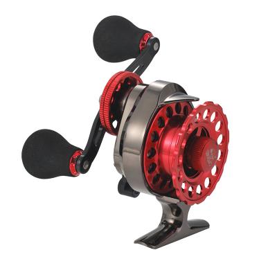 China 3.6:1 Mini Ice Fishing Reel Left/Right Handed 6+1 LEFT HAND V Shape Ice Fishing Reel for sale