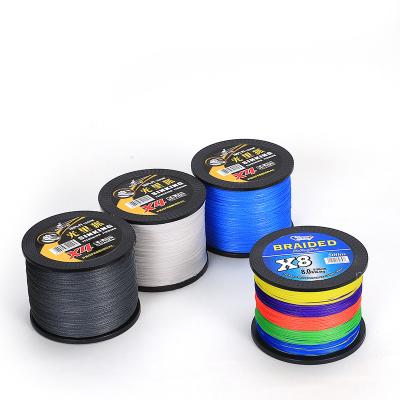 China Float Marker PE Fishing Line 1000m 4 Strands Line Strong Tensile 36kg 0.4-8.0#pe Braided Fishing Line for sale