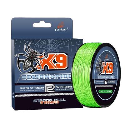 China 300M Strong 9 Strand PE Fishing Line Multifilament Raid Fishing Line Carp Fishing Line 20-100LB for sale