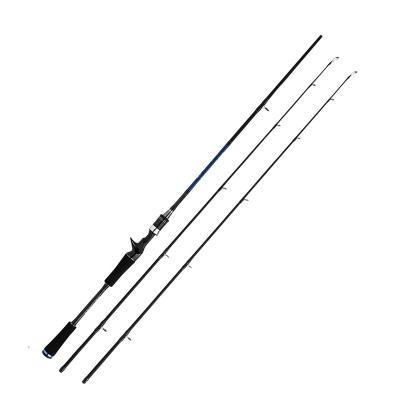 China Power M MH Carbon Rod Pole 2 Section Fiber Baitcasting Spinning Fishing Rod Carbon Mount Fishing Rod 1.8m 2.1m 2.4m for sale