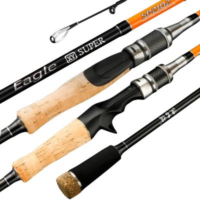 China 2022 new factory wholesale carbon seawater super hard baitcasting fishing rod 1.8m spinning for sale