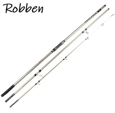 China Fishing Rod 4.2M 523g 4.5M 547g Carbon Robben FUJI KW Rings Big Carbon Fiber SurfCasting Surf Casting Tip Diameter 3.6mm Bait 100-250g for sale