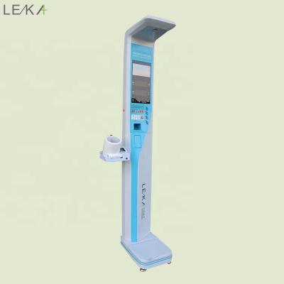 China Hospital ABS Material Body Height Measuring Machine Height and Blood Pressure Weight Scale for sale