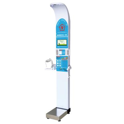 China Fat Size Weight bmi Blood Pressure Pulse Machine Analyzer Body Composition Scale 33*55*235cm for sale