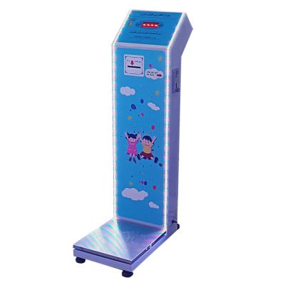 China HW-3 Public Coin Operated Weight Scale With Printer Luggage Scales People Weigh Scales For Gyms Airports And Hotels for sale