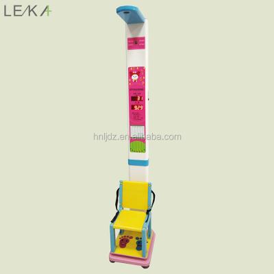 China School Hospital Use Students Children Scale With Sitting Height Weight Gauge 33*46*175cm for sale