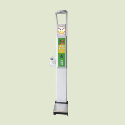 China Electronic coin operated bmi machine size weight blood pressure scale 100*31*31cm (box 1) 70*50*38cm (box 2) for sale