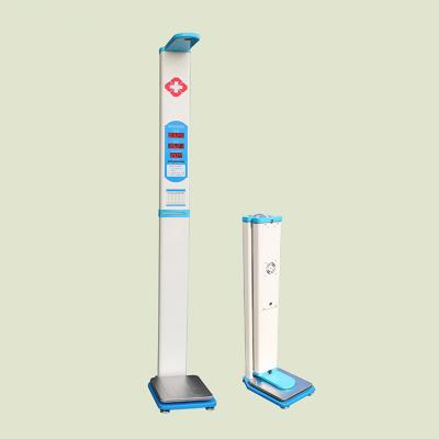 China HW-700Z Folding height weight measuring machine body bmi scale 33*46*230cm for sale