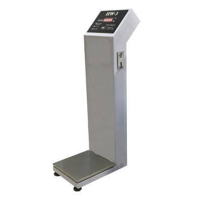 China Coin Operated Electric Vending Weighing Machine Weight Human Scale 34*50*123cm for sale