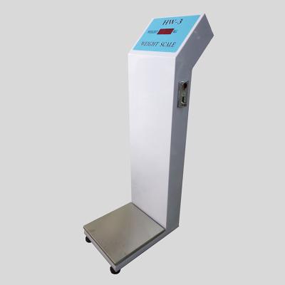 China Electronic Coin Vending Body Weight Scale Machine 34*50*123cm for sale