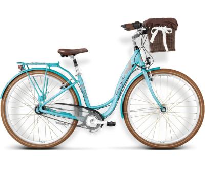 China Street Connections 28inch 7 Speed ​​Classic Girls Bike With Basket / Oma Bike City Bike SY-CB28029 for sale