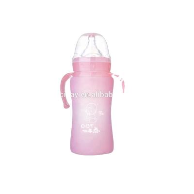 China Food Grade BPA Printing BPA Free Breastmilk Free Transparent Baby Pattern Baby Bottles for sale