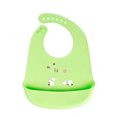 China BPA Free Hot Sale New Product Ideas Printing Silicone Bibs Mix Color Silicone Bibs Waterproof Products for sale