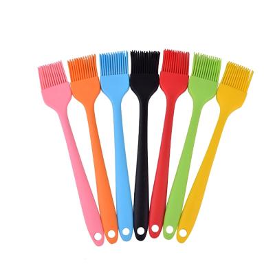 China Sustainable Kitchen Food Grade Silicone BBQ Basting Brush Baking Bakeware Pastry Oil Brush for sale