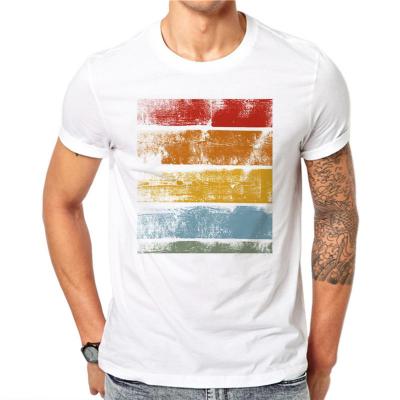 Chine Printed Custom Logo T Shirts Oversized For Men Short Sleeve  T-Shirts à vendre