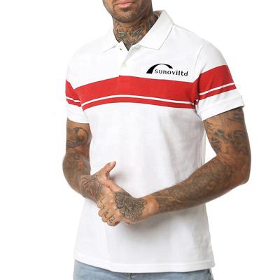 China Breathable Men  Polo Sport Shirt Custom Design Turndown Collar Soft en venta