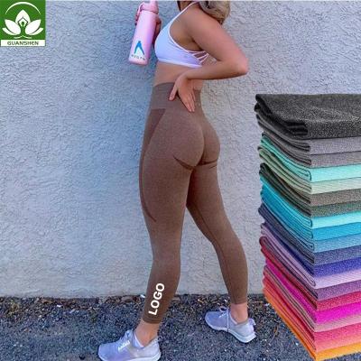 China Good Quality Breathable Fitness Gym Wear Sports Yoga Pants Butts Lift Workout Tights High Waist Seamless Leggings Women for sale