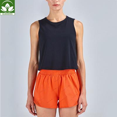 China Wholesale Breathable Fitness Yoga Wear Sports Crop Gym Vest Top Lightweight Material Tank Top For Women for sale