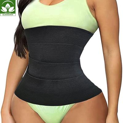 China Hot Selling Antibacterial Women Nylon Waist Trainer Tummy Trimmer 3M 4M 5M Wrap Slimming Belts 100% Weight Body for sale