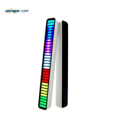 China Modern Color Changing Lamp Voice Activated Color Rhythm Lights Music Rhythm Lights Lamp Color Timing RGB Control LED Light App Sound Control Multicolor Sound Collection Voice Activated Light for sale