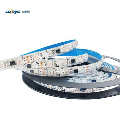 China Decorative Lighting LED Strips Magic Dream Led Strip Lights Mix Color Accessible High Lumen DC12v 20Points/M Digital RGB Digital Led Pixel Lights for sale