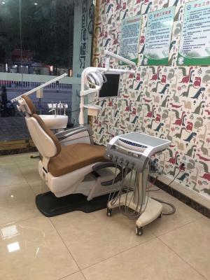 China Acrylic direct supplier dental chair unit with aluminum base for sale