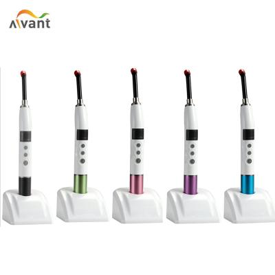 China Colorful Bionic Handles Design Hot Selling Wireless Dental Rainbow LED Curing Light for sale