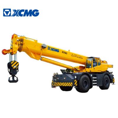 China TRUCK CRANE XCMG Official RT90U Pick Up Crane China 90 Ton Rough Terrain Crane For Sale for sale