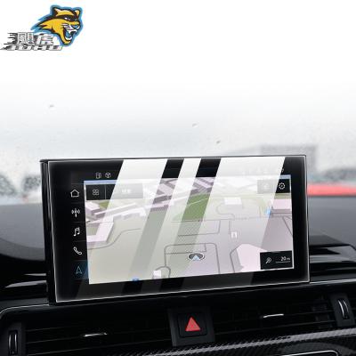 China Car navigation screen tempered film touch screen car display screen protector for AUDI RS5 HD clear 2021 tempered glass film for sale