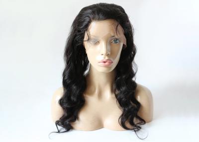 China Loose Wave Full Lace Frontal Closure , 10 - 20 Inch Peruvian Lace Frontal Closure for sale