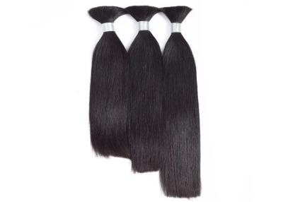 China Straight Bulk Human Hair Extensions , Unprocessed Russian Hair Extensions Bulk for sale