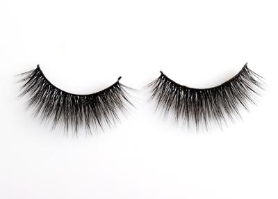 Κίνα Τρισδιάστατες επεκτάσεις Eyelash βιζόν μεταξιού cOem συνθετικές χωρίς τη χημική επεξεργασία ή χρωστικές ουσίες προς πώληση