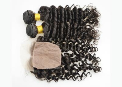 China Natural Color Full Lace Frontal Closure 13x4 , Lace Frontal Closure With Baby Hair for sale