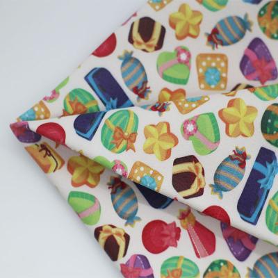 China Waterproof Colorful Pattern Digital Printed Faux Leather Fabric for sale