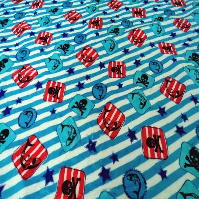 China Waterproof Custom Minky PUL Printed Fabric For Baby Diapers for sale