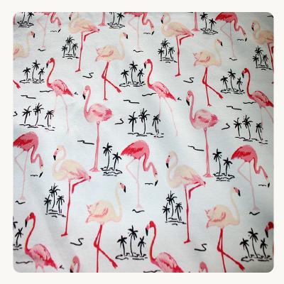 China 95 Cotton 5 Anti-Static Knitted Elastic Cotton Spandex Custom Printed Fabric for sale