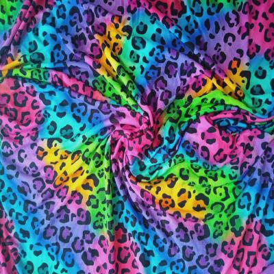 China Digital Printed Spandex 95 5 Custom Organic Bamboo Lycra Fabric Moisture-wicking For Clothing for sale