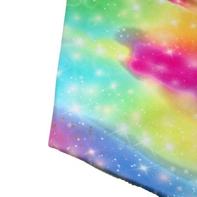 China Newest Imagination Cheap High Quality Starry Sky Design Custom Digital Printed Cotton Spandex Fabric for sale