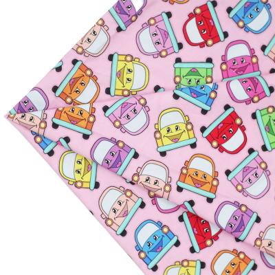 China Colorful Pattern Custom Digital Printing Cotton Woven Fabric Shrink-Resistant For Baby Clothing for sale