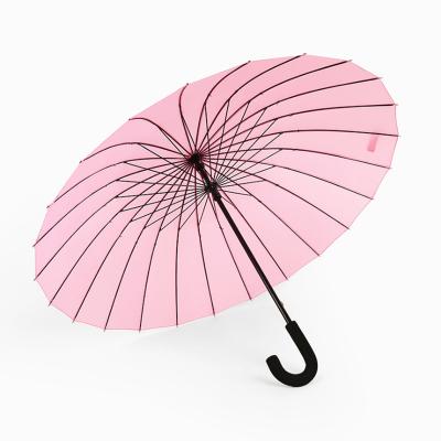 China Country China factory supplies high quality umbrella long EVA handle customized LOGO 24K golf umbrella for sale