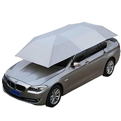 China All weather protective Custom auto open car covers umbrella with logo print for sale