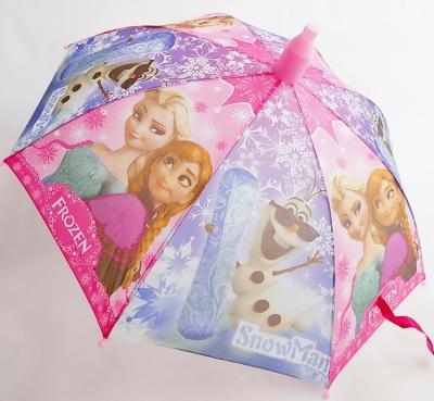 China All in 1 Pongee Anti Drip cartoon kids umbrella ice and snow queen for sale