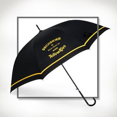 China All in 1 Creative Umbrella Custom Fiber Golf Umbrella Long Handle Automatic Gift Bar Advertising Umbrella can be printed LOGO for sale