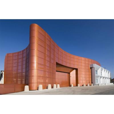 China Modern Aluminum Composite Panel Curved Exterior Wall Decorative Panel for sale