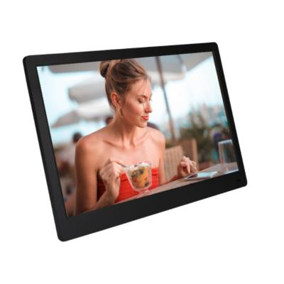 China Wifi 15 Inch Porta Retrato Digital Built In Battery Digital Photo Picture Frame LCD With Rechargeable Battery 1024*600 Support AMABOO for sale