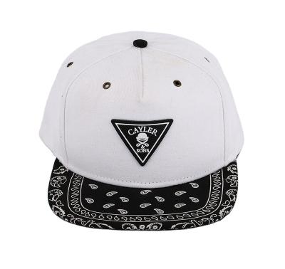 China JOINT Fashion Custom Rubber Patch Snapback Hat With Silk Printing for sale