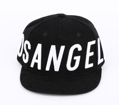 China 100% New Style, Black Color, COMMON Cotton Snapback Hat 3D Embroidery OEM for sale