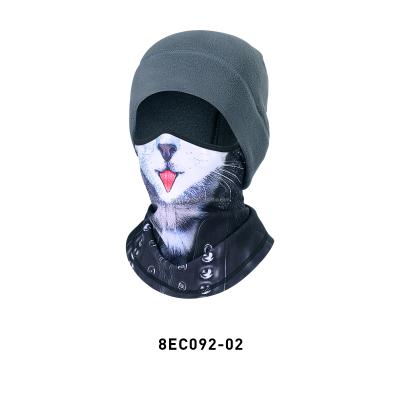 China QingLongLin COMMON Ski Animal 3d Printed Balaclava Winter Windproof Ski Cap Thermal Caps for sale