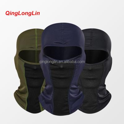 China Qinglonglin JOINT Outdoor Sports Balaclava Motorcycle Cycling Full Face Mask Quilting Cloth for sale