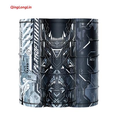 China QingLongLin Digital Print Neck Cuff Multifunction Custom Polyester Bandana Sweat Absorption Bike Cooling Bandana for sale